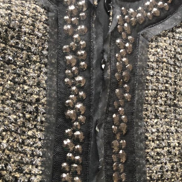 Armani Collezioni Tweed Blazer Jacket - Picture 2 of 8